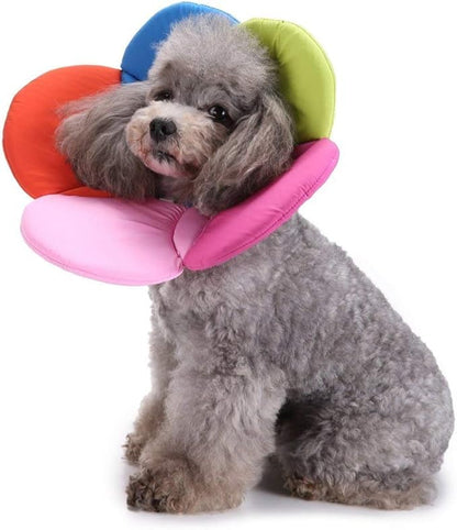 Dogs Cats Medical Grooming Pet E-Collar Recovery Remedy Protective Dog Lick Caught Soft Sponge Adjustable Postoperative Kit for Small and Medium Dog