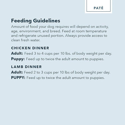 Amazon Brand – Wag Wet Dog Food Cups, Variety Packs Chicken & Lamb Pate, 3.5oz (12 Pack)