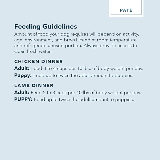 Amazon Brand – Wag Wet Dog Food Cups, Chicken & Lamb Pate Variety Pack, 3.5 Oz, Pack of 24