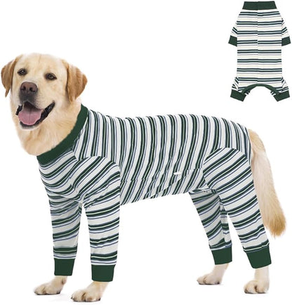 FEimaX Dog Recovery Suit After Surgery, Puppy Spay Neuter Prevent Licking Onesie Alternative Bandages E-Collar & Cone, Pet Abdominal Wounds Post Surgical Shirt for Dogs Cats