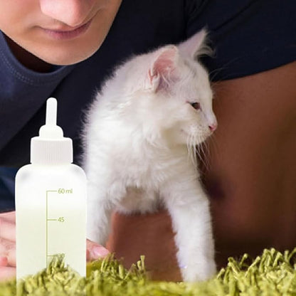 HEMOTON 1Set Small Pet Milk Bottle Reusable Nursing Bottles for Cats Kittens Puppies Small Animals Lightweight Durable Design for Easy Feeding at Home The Go