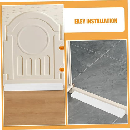Toddmomy 2pcs Sturdy Fence Skirt Board for Doorway Height Transition Pet Safety Gate Guardrail