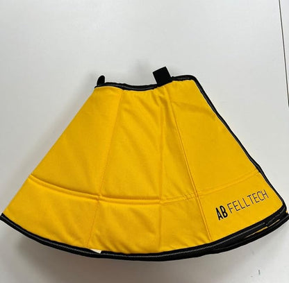 Soft Cone for Dogs Comfortable Adjustable Recovery Collar – Protective E-Collar for Surgery, Neutering & Wounds – Yellow – Sizes L