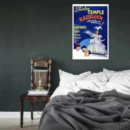 Black Empire Kathleen Movie Shirley Temple Herbert Marshall Laraine Day Gail Room Decor Wall Art Print 24x36 Poster