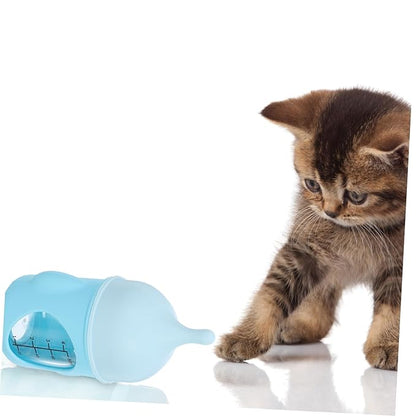 Hemoton Pet Nursing Bottle Portable Mini Feeder for Kitten and Puppy Newborn Pet Feeding Bottle and Easy to Clean