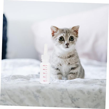 Didiseaon Multi-use Kitten Nursing Bottle Lightweight Portable Plastic Feeder Small Milk Bottle