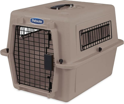 Petmate Ultra Vari Dog Kennel for Small Dogs (Durable, Heavy Duty Dog Travel Crate, Made with Recycled Materials, 21 in. Long) up to 15 lbs, Made in USA