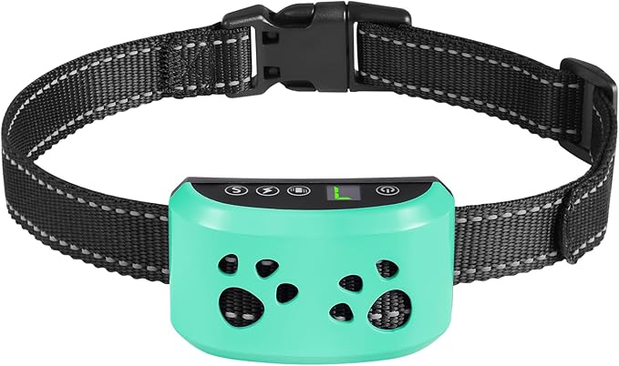 Dog Bark Collar, Svtrat Smart Bark Collar for Small Medium Large Dogs Anti Bark Collars with 4 Training Modes and 7 Level Sensitivity, Barking Collar