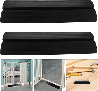Support Feet for Baby Gate 2-Pack Kick Plate Accessories for Doorway Ramp Stair Safety Gate Protection Toddlers Pets