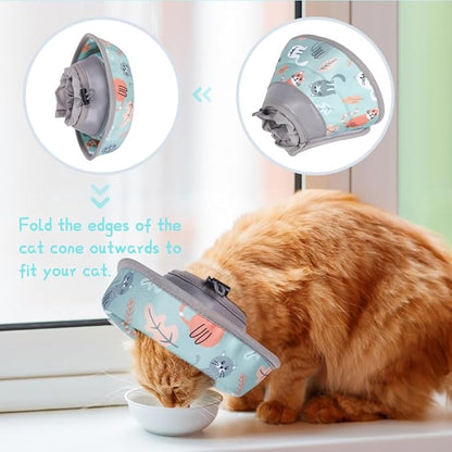 REDYY Pets Collars,Pet Recovery Collar Comfortable Light Weight Collar Protective Regulable Collar for Dogs and Cats, Soft and Permeable