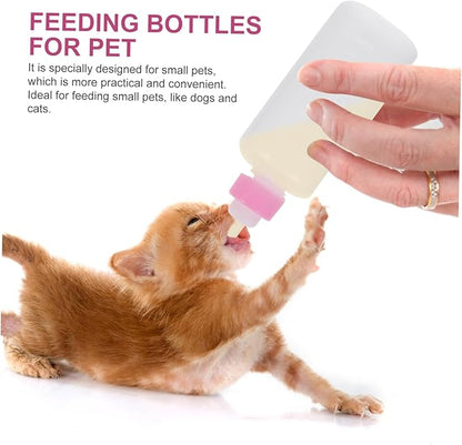 Pet Nursing Bottle for Puppy Kitten Small Pet Feeding Milk Replacer Silicone Bottle Kit