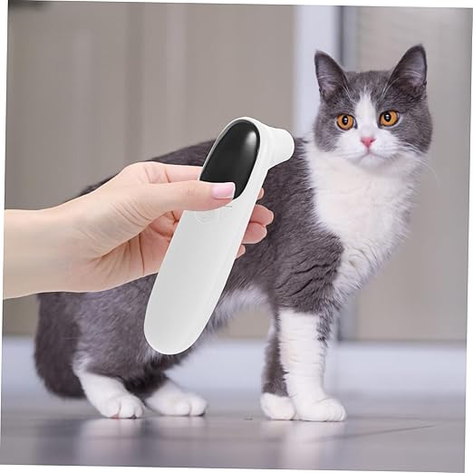 Generic Rechargeable Non Contact Pet Thermometer with LED Screen Fast Accurate Ear Temperature Measurement for Cats and Dogs Lightweight Portable Veterinary Thermometer for Travel and Home