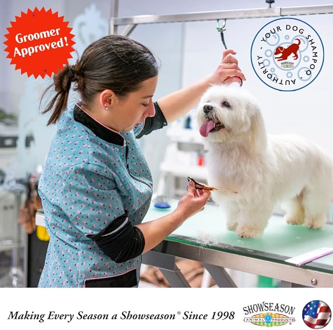 ShowSeason South Bark's Blueberry Facial® Pet Shampoo 12 oz. | Brightener & Tear Stain Remover, Long-Lasting Odor Eliminator, Cruelty-Free, Paraben-Free, Made in The USA, for Dogs and Cats
