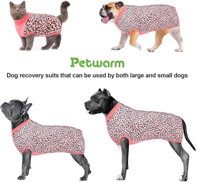 PetWarm Dog Surgery Recovery Suit, Surgical Suit for Dogs, Cotton Protect Dog Abdominal, After, Surgery Onesie for Dogs, Professional Pet Recovery Shirt, XS