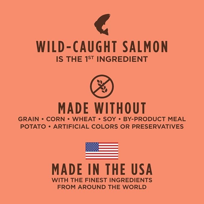 Instinct Original Dry Dog Food, Raw Coated Kibble, High Protein, Grain Free Recipe - Real Salmon, 20 lb. Bag