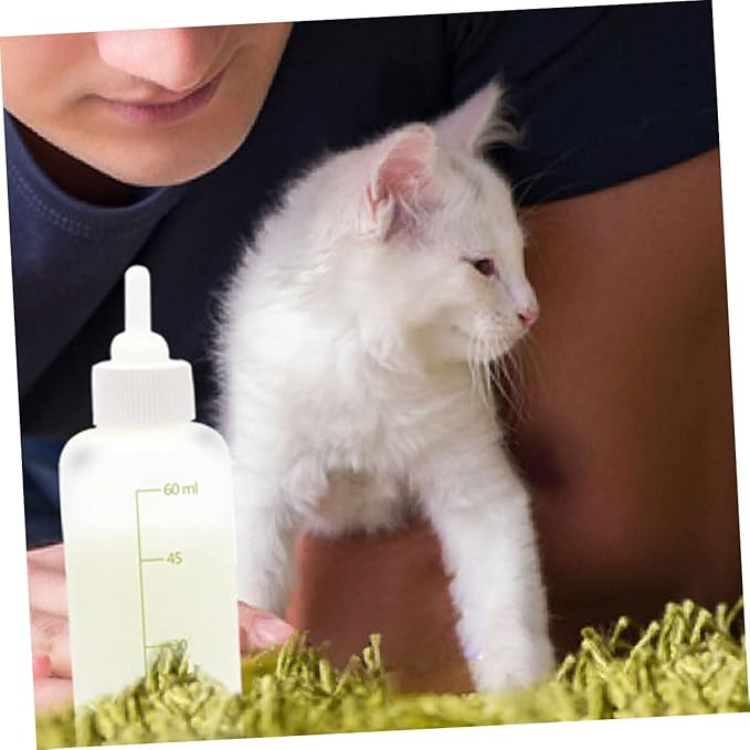 INOOMP 1set Reusable Cat and Puppy Milk Feeding Bottles Nursing Kit for Kittens and Puppies Safe Material for Convenient Feeding