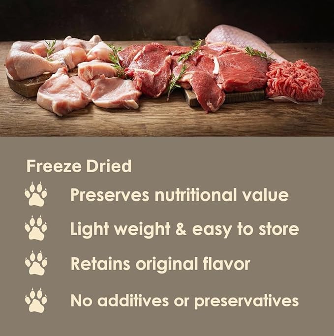MVPChews | Freeze Dried Beef Liver Dog Treats | Single Ingredient Training Treats | High Protein, Grain Free, No Additives or Fillers | Premium Quality Food Topper | Made in USA - 3.5oz (Pack of 4)