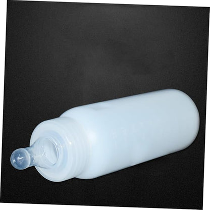 Angoily Cow Pig Milk Bottles 3pc Sheep Nursing Feeding Bottles Livestock Feeders Silicone Nipple