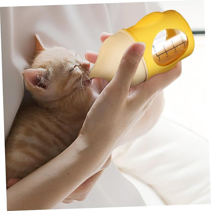Totority Puppy Nursing Bottle Kitten Milk Bottle for Newborn Pets Easy Design Markings