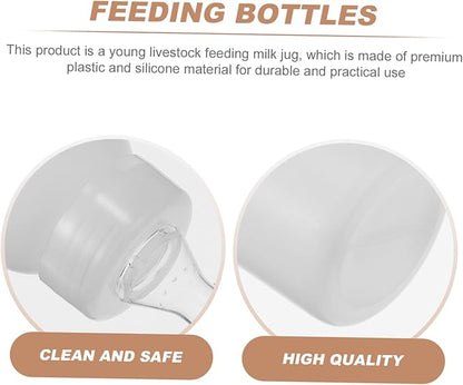Levemolo Lamb Feeding Bottles Set of 6 250ml Milk Feeder for Puppies Pig Feeders Animal Feeding Bottles for Household Use