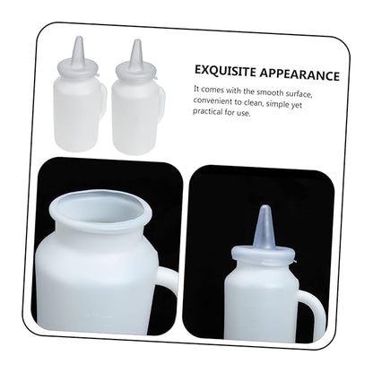 Mikikit 1.6L Calf Milk Bottle for Feeding Reliable Nursing Bottle Handle Suitable for Calves Lambs and Poultry