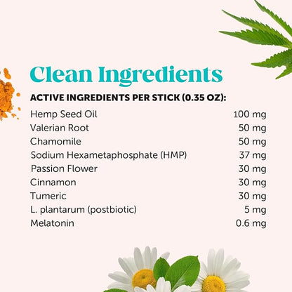 Hemp Calming Fresh Dental Sticks – Dog Dental Treats & Chews for Occasional Anxiousness and Fresh Breath – Hemp for Dogs to Promote Calm, Reduce Plaque + Tartar, and Support Relaxed Behavior – 30 Ct