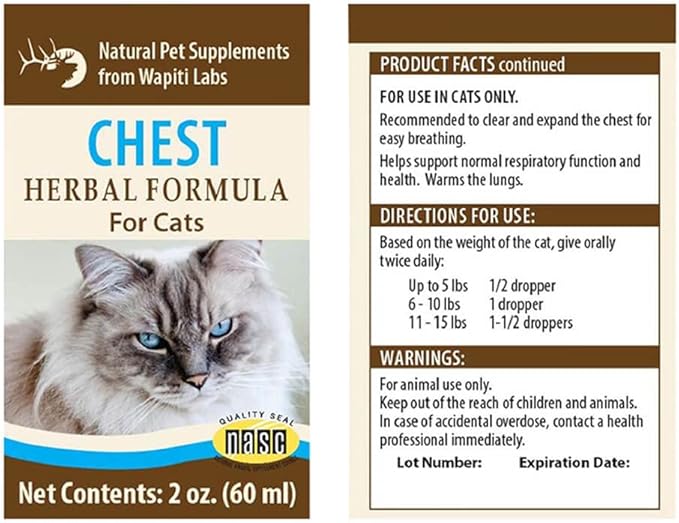Chest Herbal Formula for Respiratory Function - 2 oz