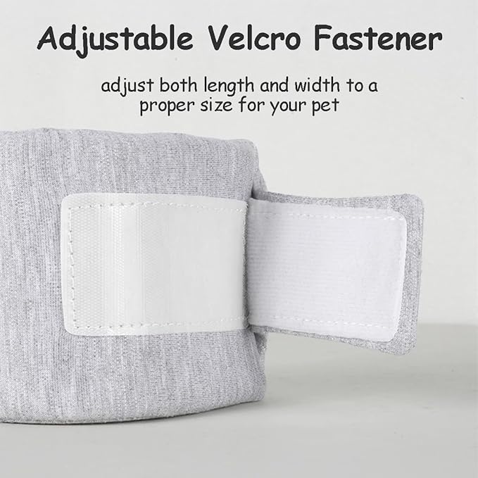 Cat Neck Brace Cover - Adjustable Elizabethan Collar for Post-Surgery Recovery, Anti-Lick Wound, Protective Cervical Cone for Small Medium Large Dogs Cats (Neck Girth 5.9-12.6" Depth3.9