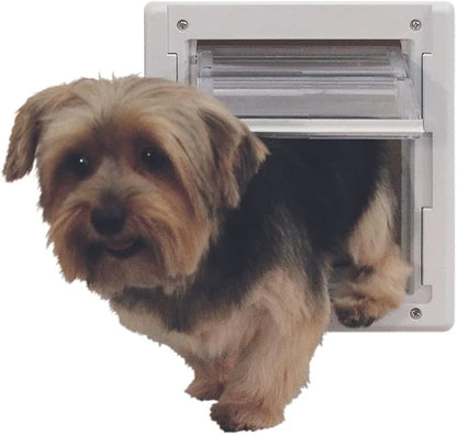 Ideal Pet Products Air Seal Pet Door with Telescoping Frame, Small, 6.63" x 7.25" Flap Size
