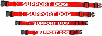 Service Dog Collar & Emotional Support Animal (ESA) Collar with Metal ID Tag + 3 Information Cards – Adjustable Heavy-Duty Nylon | ALL ACCESS CANINE