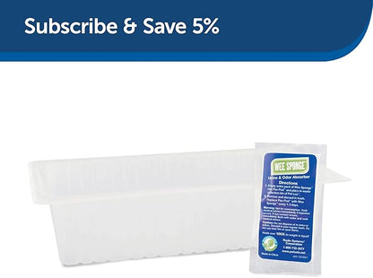 Pet Loo Pee-Pod with Sponge - 7-Pack - Indoor Toilet Tray for Pets - Urine Disposal