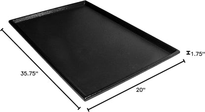 MidWest Homes for Pets Replacement Pan 36 Inch Long Midwest SUV Dog Crate; 35.44L x 20.08W x 1.19H Inches; 23PAN; Black