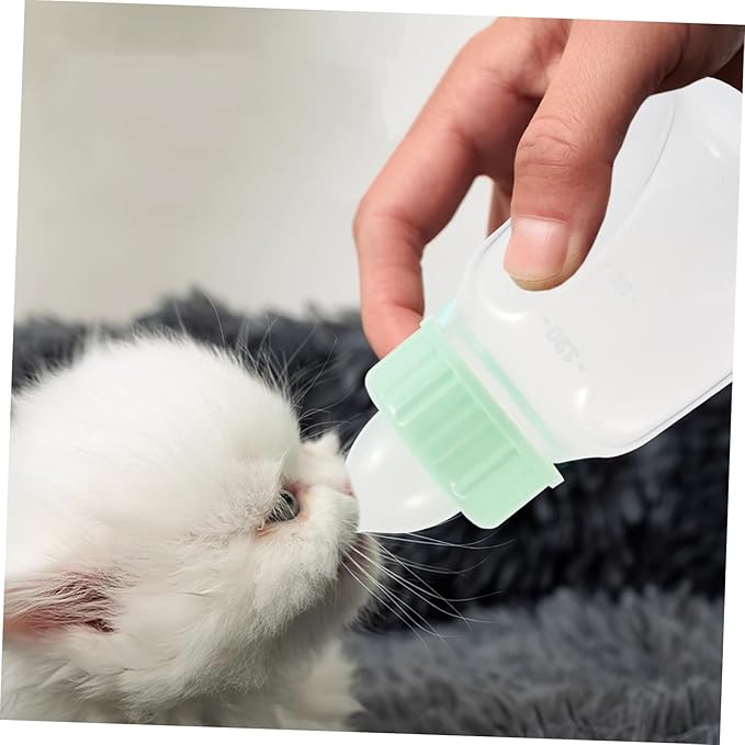 VANZACK PET Nursing Bottle Kit Sturdy 250ml Milk Feeder for Kittens and Puppies Portable PET Feeding Bottle Easy-Grip Design and Nursing
