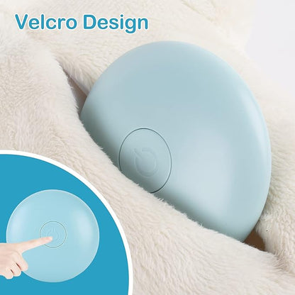 WEOK Heartbeat Dog Toy for Puppy- Helps for Dog Anxiety Relief and Calming Aid, Stuffed Animal Anxiety Calming Behavioral Aid Puppy Heartbeat Toy Sleep aid for Dogs Cats Pets