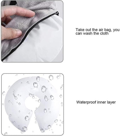 Avaner Pet Inflatable Collar, Protective Recovery Collar Cone for After Surgery