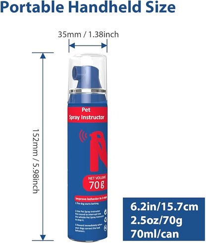 Gutes Leben Dog Corrector Spray, 70ml, Instructor Spray Dog Trainer for Stops Barking, Jumping Up, Help Stop Unnecessary Dog Behaviour, Safe, Humane Effective(1 Pack)