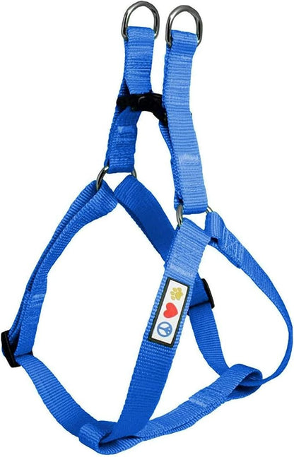 Pawtitas Value Bundle Set | Large Dog Harness + Large Dog Collar – Blue Set