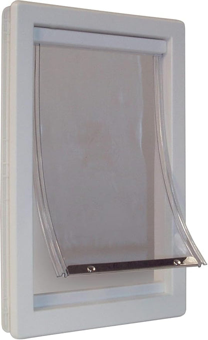 Ideal Pet Products Designer Series Plastic Pet Door with Telescoping Frame, Small, 5"" x 7" Flap Size