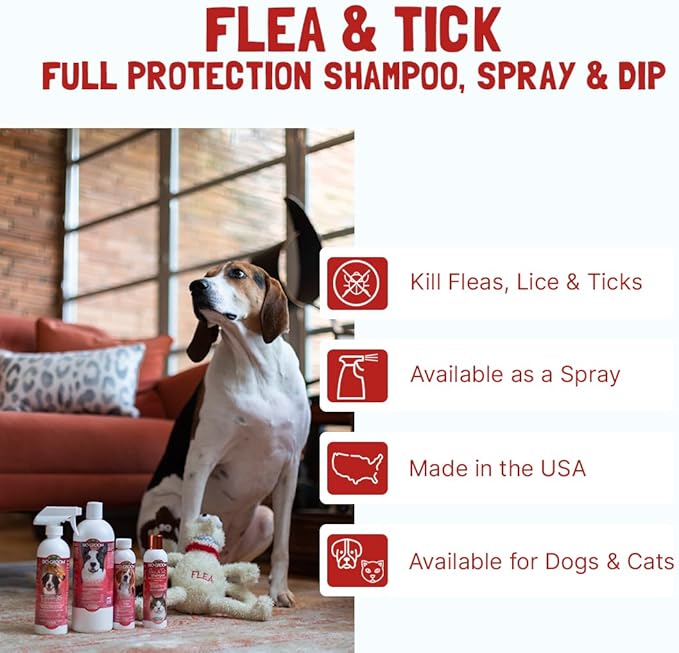 Bio-Groom Flea & Tick Dog Shampoo – Flea and Tick Prevention for Dogs, Cat Flea Treatment, Cruelty-Free, Made in USA, Natural Tick Repellent, Protein-Lanolin Shampoo – 1 Gallon