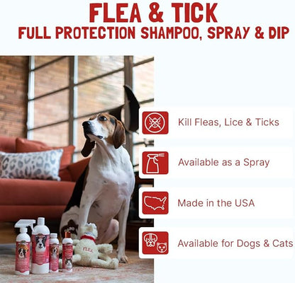 Bio-Groom Flea & Tick Dog Shampoo – Flea and Tick Prevention for Dogs, Cat Flea Treatment, Cruelty-Free, Made in USA, Natural Tick Repellent, Protein-Lanolin Shampoo – 1 Gallon