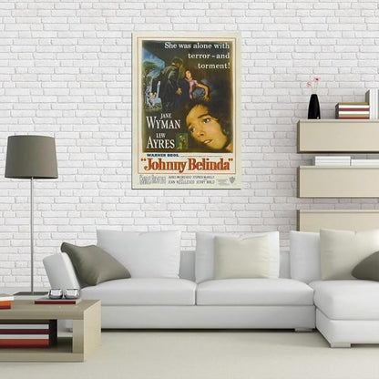 Black Empire Johnny Belinda Movie Jane Wyman Lew Ayres Charles Bickford Agnes Room Decor Wall Art Print 18x24 Poster