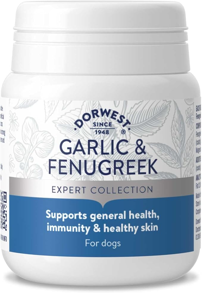 Dorwest Herbs Garlic And Fenugreek Tablets For Dogs And Cats 100 Tablets