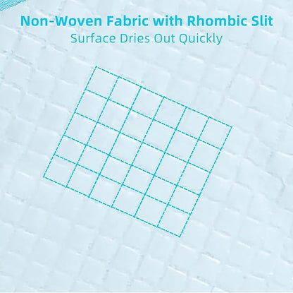 Super Absorbent Waterproof Dog and Puppy Pet Training Pad, Housebreaking Pet Pad, 40-Count Extra Middle-Size, 30’’X36’’, Blue