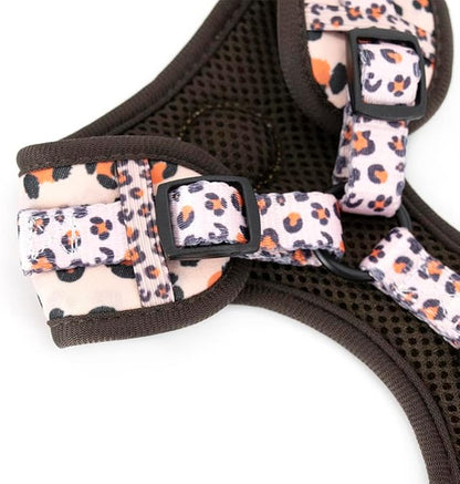 Dog Cat Harness and Leash Set, Puppia Soft Mesh Padded and Adjustable Puppy Vest Cute Dog Clothes Escape Proof Easy Walk Pet Accessories