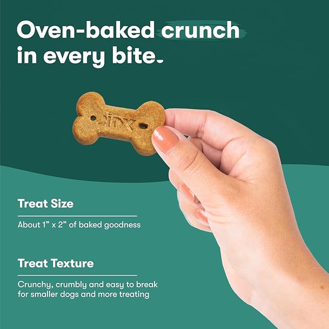 Jinx Oven-Baked Beef Bone Broth Biscuit Dog Treats Bundle - Pack of 2