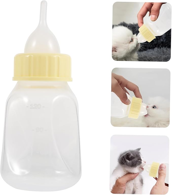 Toyvian Pet Nursing Bottle Kitten Feeding Milk Bottle Puppy for Nursing Small Cat Milk Reusable Pet Nurser Dog Accessories