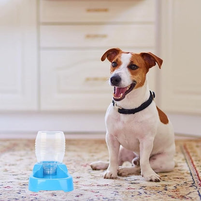 POPETPOP Automatic Pet Feeder, Plastic, Suitable for Cats and Dogs, Multiple Pets