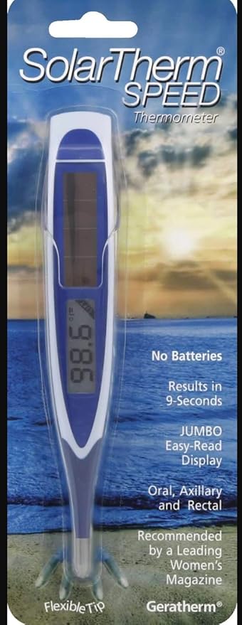 SolarTherm Speed Solar Powered Digital Thermometer