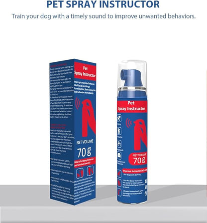 Gutes Leben Dog Instructor Spray, 70ml Spray Corrector Dog Trainer, Safe Humane & Effective Stop Barking, Jumping Up, Food Stealing, Dog Fights & Attacks, Help Stop Unnecessary Dog Behaviour (2 Pack)