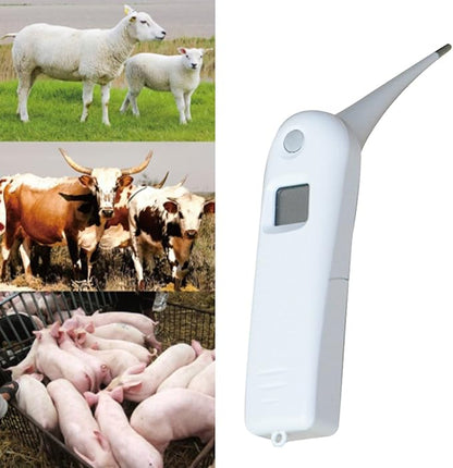 Veterinary Thermometer Instant Digital Pet Thermometer for Pigs Horses Dogs